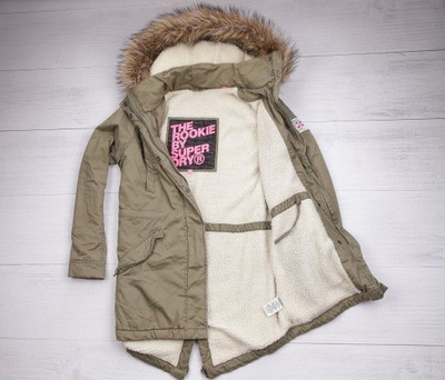 SUPERDRY kurtka PREMIUM OCIEPLANA MISIEM Parka XL