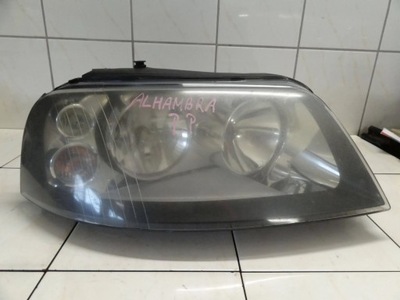 Seat alhambra mk1 2000 lift лампа фара правый перед 7m7941016h фото №1