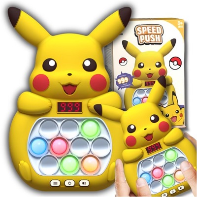 POP IT PRO PUSH IT ELEKTRICKÁ ANTISTRESOVÁ ARKÁDOVÁ HRA POKEMON