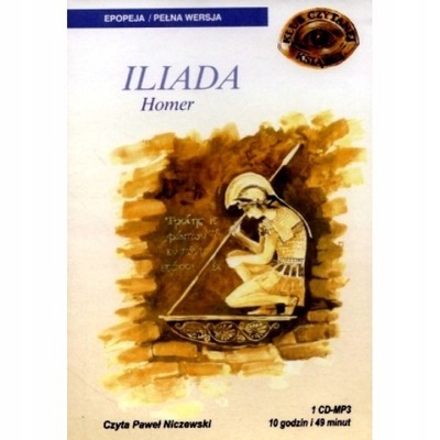 ILIADA KSIĄŻKA AUDIO CD MP3 HOMER 1 CD MP3