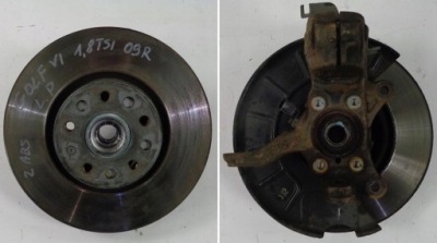 Vw golf vi 09 r 1.8 tsi поворотный кулак левая перед с abs фото №1