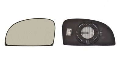 Стекло вкладыш зеркало с подогревом hyundai getz 02- l фото №1