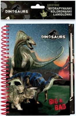Notes Kreatywny Dinozaury Kidea 1szt