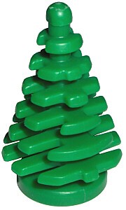 LEGO Roślina Choinka Mała Zielona Drzewo 2435