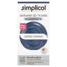 Simplicol Farba do tkanin Ciemny Granat 560g