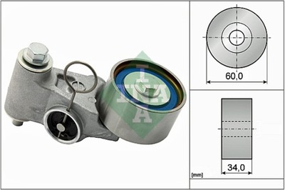 INA 531 0655 20 ROLLO NAPINACZA, CORREA DISTRIBUCIÓN  