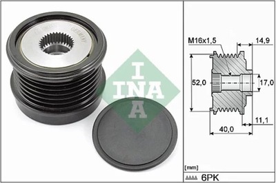 INA 535029310 ЗЧЕПЛЕННЯ ALT.