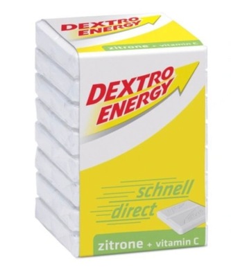 GLUKOZA DEXTRO ENERGY ZITRONE 46g Z NIEMIEC