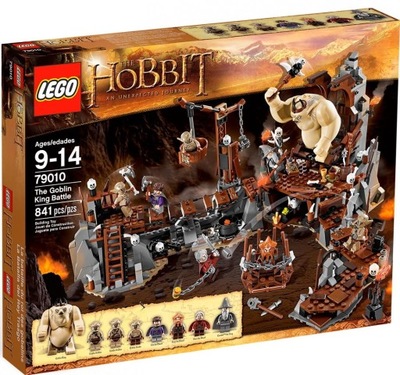 LEGO 79010 HOBBIT BITWA Z KRÓLEM GOBLINÓW, KLOCKI