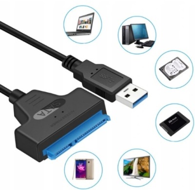 KABEL ADAPTER PRZEWÓD USB 3.0 - SATA DYSK HDD