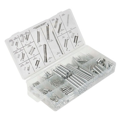 SPRĘŻYNA SPRĘŻYNKI ZESTAW SPRĘŻYNEK 200 SZT. MIX