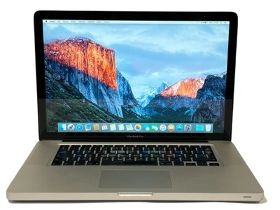 MacBook Pro 15 A1286 2009 C2D P8600 4GB 250GB GF9400M PODŚ KLAW HE25