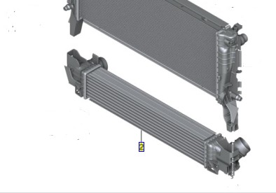 Интеркулер bmw x1 f48 2.5ix 2.8ix оригинал фото №1