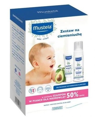 MUSTELA ZESTAW NA CIEMIENIUCHĘ KREM SZAMPON