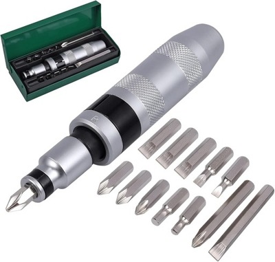 WYCIĄGARKA DO ŚRUB - 13 WKRĘTAKÓW UDAROWYCH Z CHROMOWANOOWANĄ STALĄ