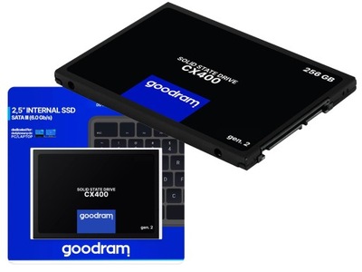 Dysk SSD GoodRam CX400 256 GB 2.5'' SATA III 256GB