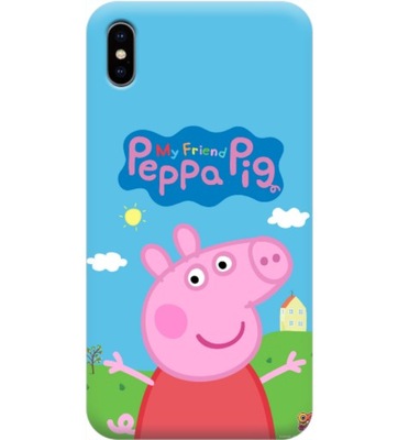 ETUI CASE DO IPHONE XS MAX - ŚWINKA PEPPA BAJKI