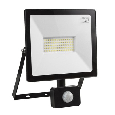 NAŚWIETLACZ LED (СВІТЛОДІОД) Z ДАТЧИКОМ РУХУ MACLEAN, SLIM 50W, 4000LM, BARWA