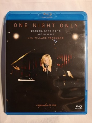 BARBRA STREISAND ONE NIGHT ONLY BLU RAY