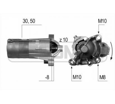Era messmer стартер ,vauxhall, nissan фото №1