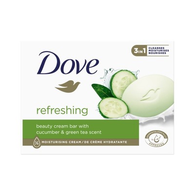 Dove Mydło Refreshing Kremowa Kostka Ogórek 90 g