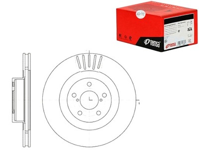 Remsa тормозные диски тормозные 2szt subaru brz 2.0 фото №1