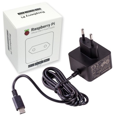 Zasilacz oficjalny fundacji do Raspberry Pi 4B USB-C 5.1V 3A czarny