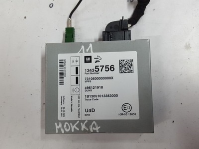 Opel mokka 12r- модуль блок управления радио 13435756 фото №1