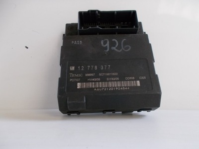 Модуль комфорту saab оригінальний номер 12778377 фото №1