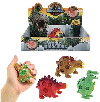 Toi-Toys Dinozaur wyciskany Squeeze me 10cm