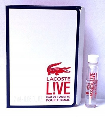 Próbka Lacoste Live Pour Homme EDT M 2ml