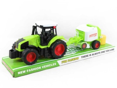 TRAKTOR Z MASZYNĄ PRASA 61T