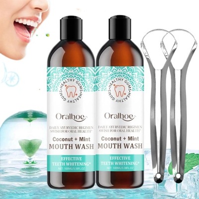 Oralhoe Coconut Mint Mouthwash, Oralhoe Mouthwash, Oralhoe Coconut