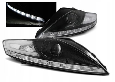 FAROS REJILLAS FORD MONDEO DE 2007 PARA 2011 DAYLIGHT DIODO LUMINOSO LED LENTES  