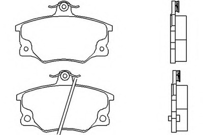 PADS BRAKE FRONT ALFA ROMEO  