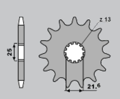 ЗУБЧАТКА ПЕРЕДНЯ 566 15 18NC SUZUKI GS/GSF/GSXR