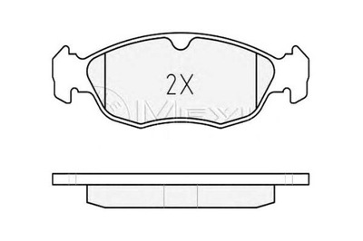 MEYLE ZAPATAS HAM. CITROEN P. SAXO  