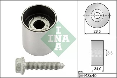 INA 532 0197 10 ROLLO KIERUNKOWA / PROWADZACA, CORREA DISTRIBUCIÓN  