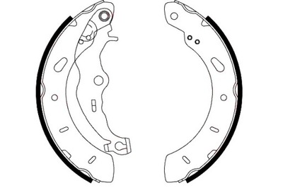 Trw gs8806 набір колодка гальмівних фото №1