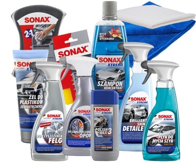 SONAX XTREME ZESTAW DO ZEWNĄTRZ LAKIER ZNISZCZONY