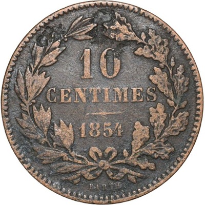 Luksemburg 10 centymów 1854