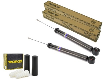 Monroe 2x амортизаторы + защита i отбойники vw seat audi skoda фото №1