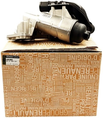 Renault оригінальний номер 8201005241 радіатор основа фільтра оливи фото №1