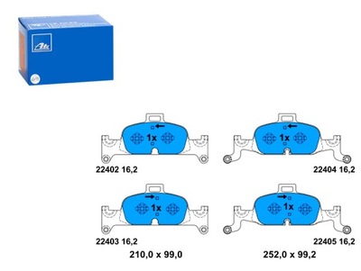 PADS BRAKE FRONT AUDI A4 ALLROAD B9 A4 B9 A5 A6 ALLROAD C8 A6  