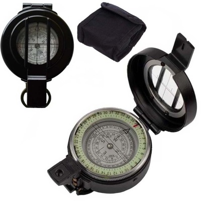 Kompas Metalowy Busola Metal Lensatic Compass