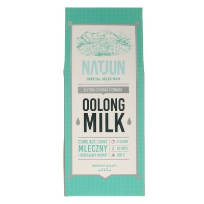 Herbata Oolong Milk 100g Natjun