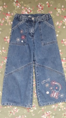 KIDZ UNLIMITED SPODNIE JEANS 116 JAK NOWE