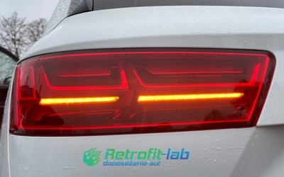 Lampy tylne Audi Q7 4M przerobione USA na EU