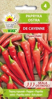 PAPRYKA OSTRA 'DE CAYENNE' - ostra i zdrowa (T)