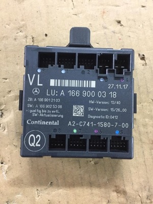 Mercedes gle gle43 166 модуль дверь a1669000318 фото №1